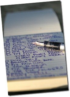 my to do list