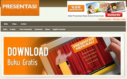 Screen Shot Presentasi.net